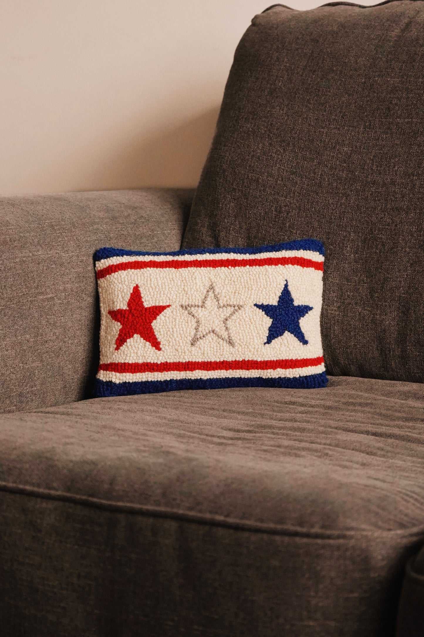 Americana Stars USA Hook Pillow