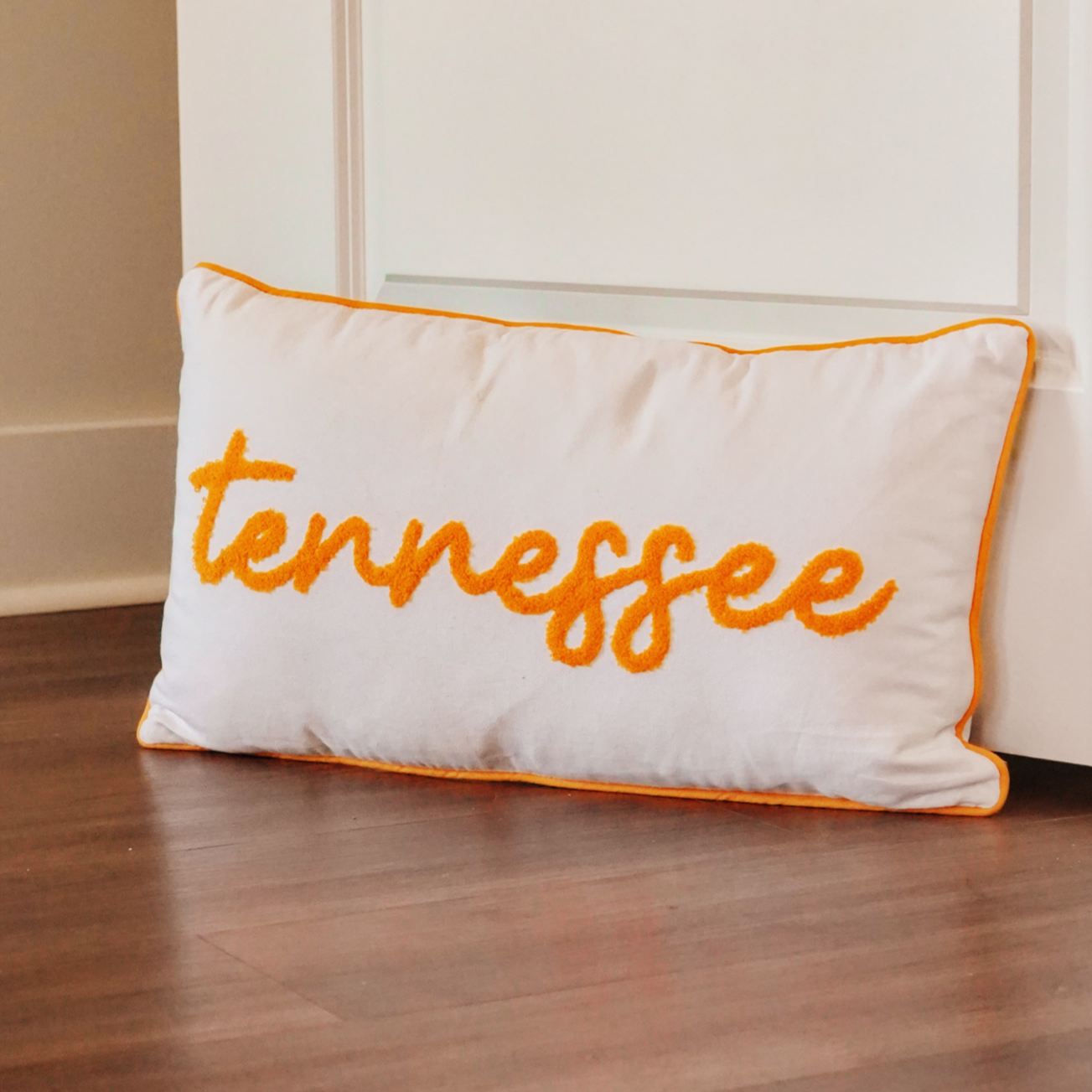 Go Orange Embroidered Tennessee Accent Pillow