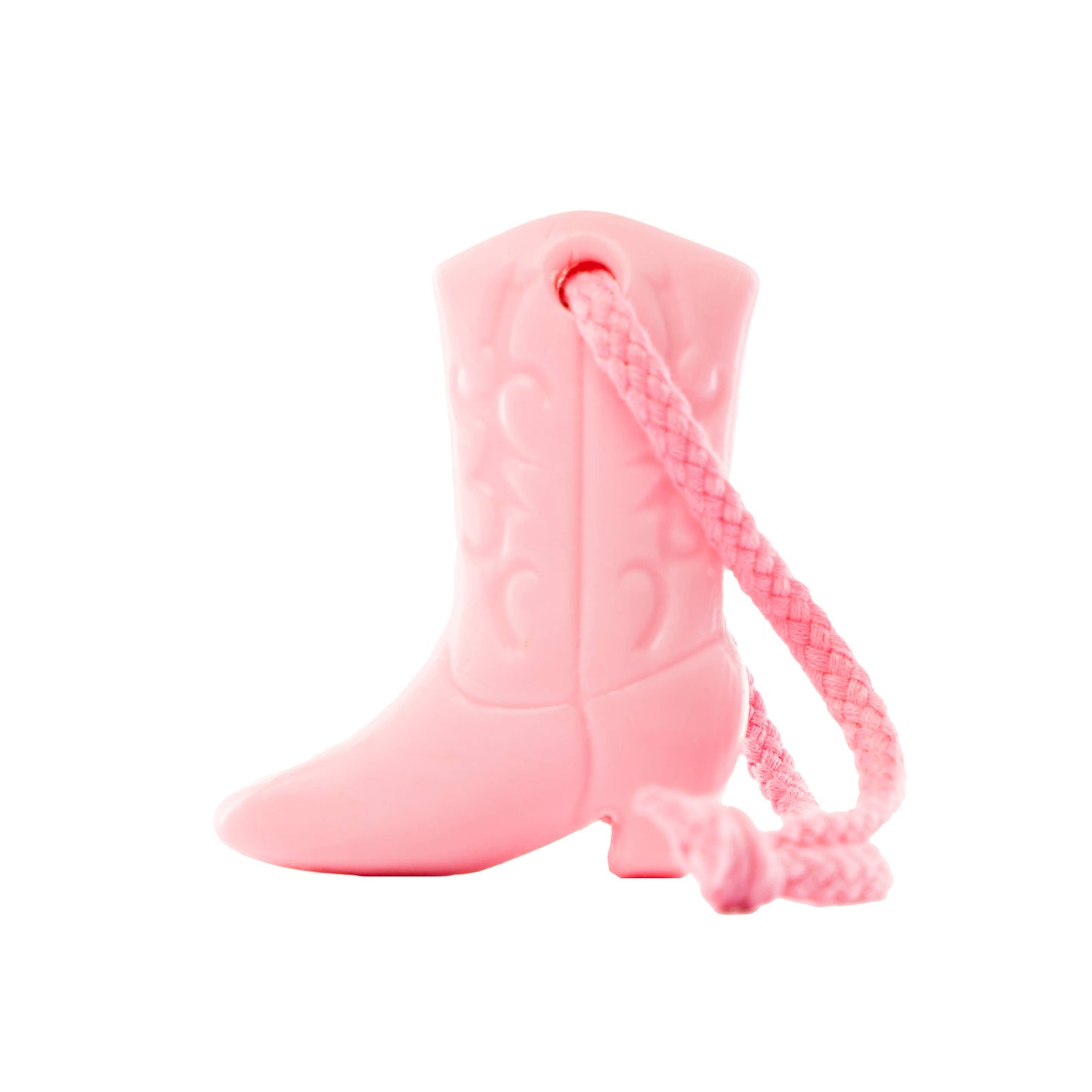 Pink Cowboy Boot Soap on a Rope