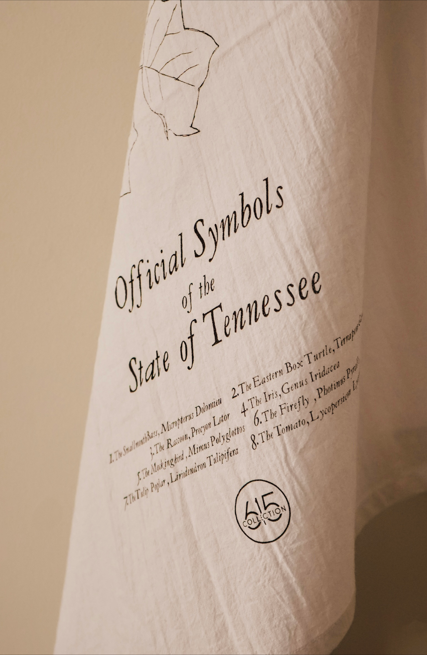Official Tennessee Symbols Kitchen Towel