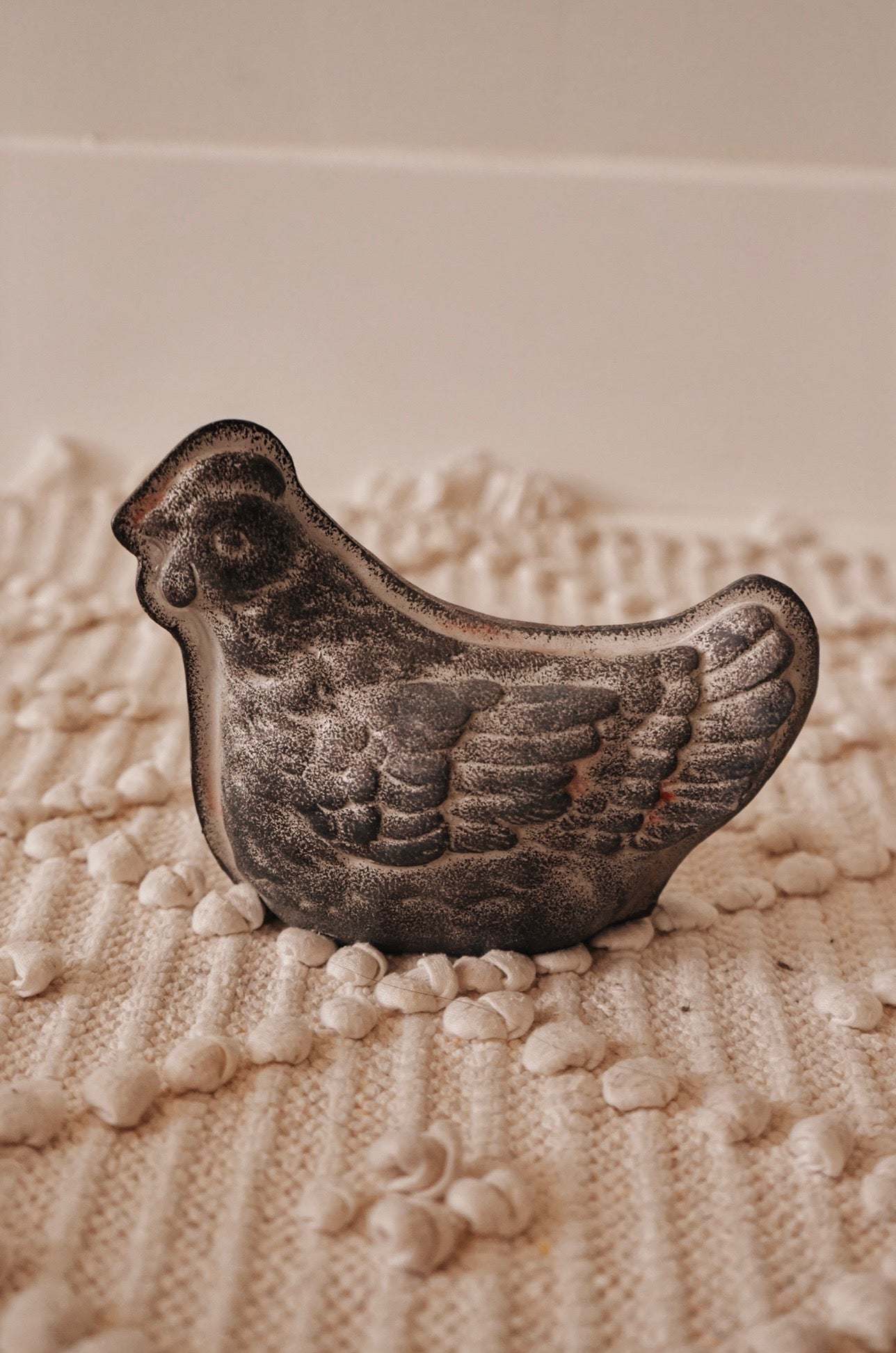 Chicken Hen Cast Resin Table Decor