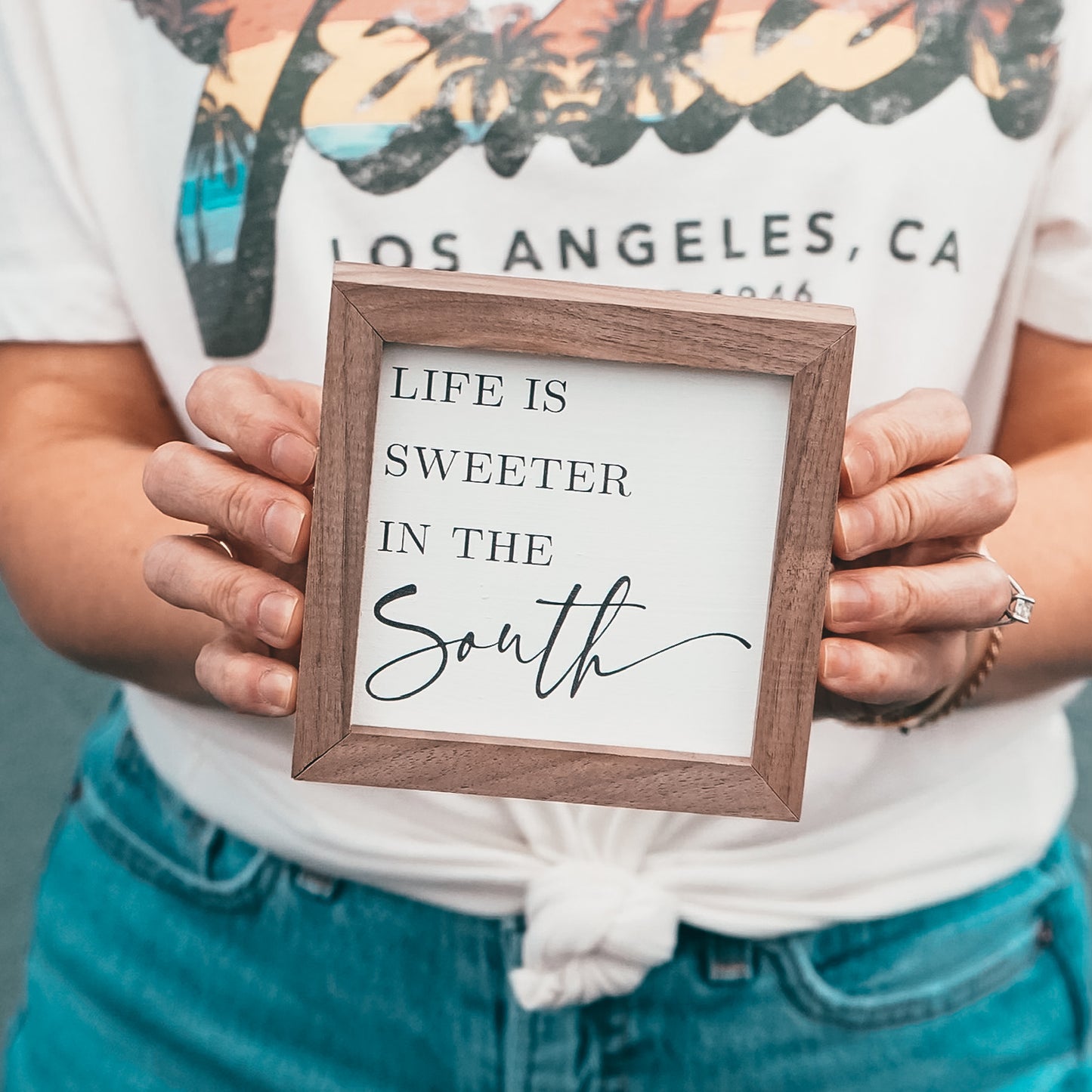 Sweeter In The South Mini Sign