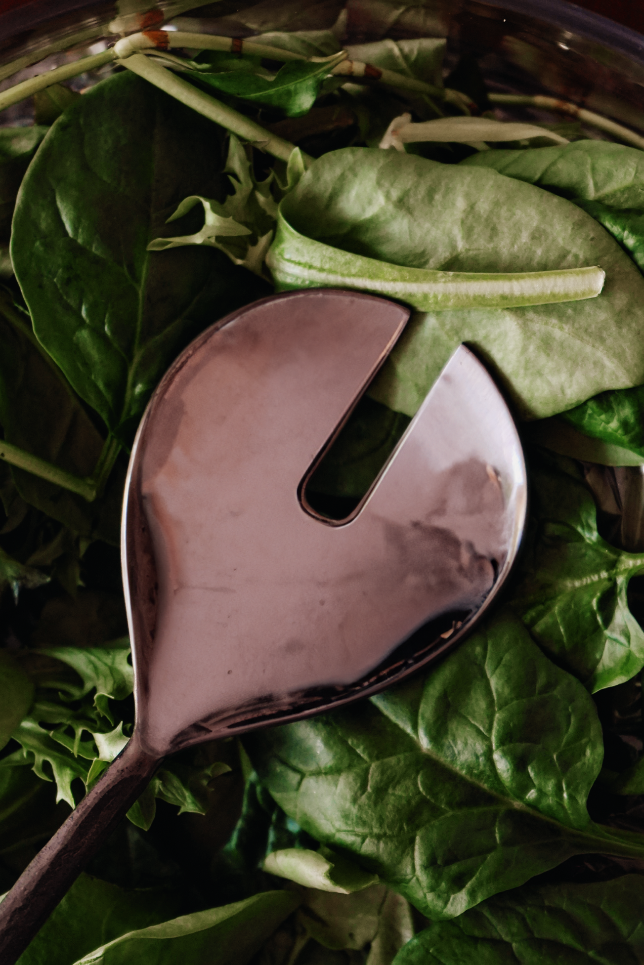 Matte Black Salad Set