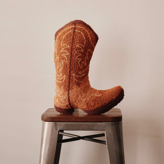 Cowboy Boot Hook Pillow