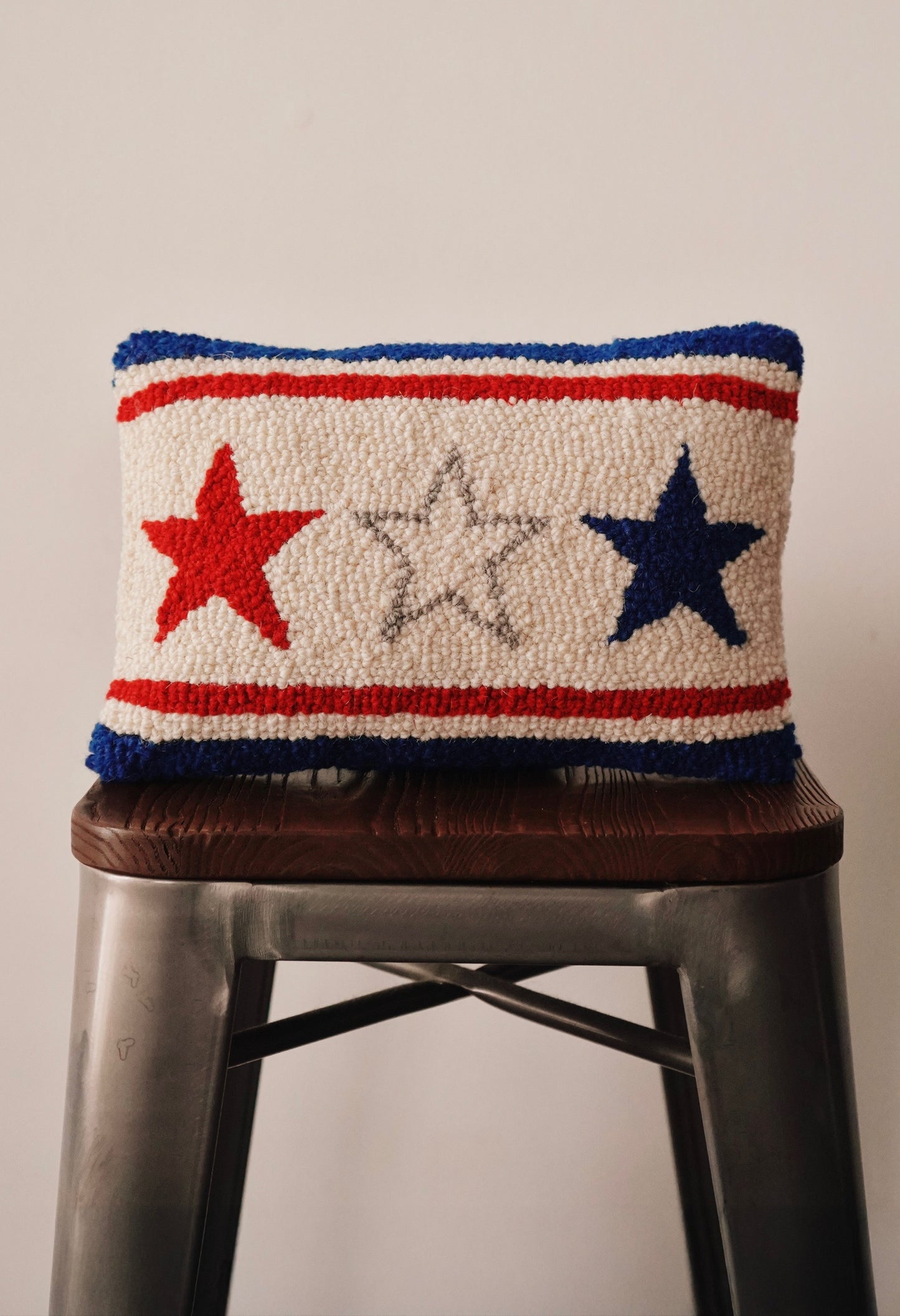 Americana Stars USA Hook Pillow