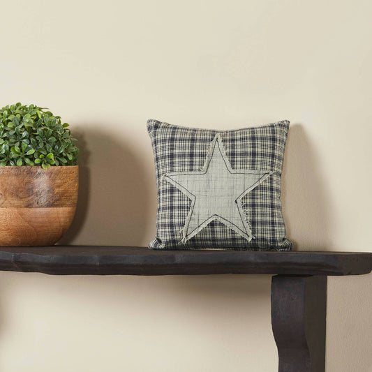 Country Stars Applique Mini Pillow