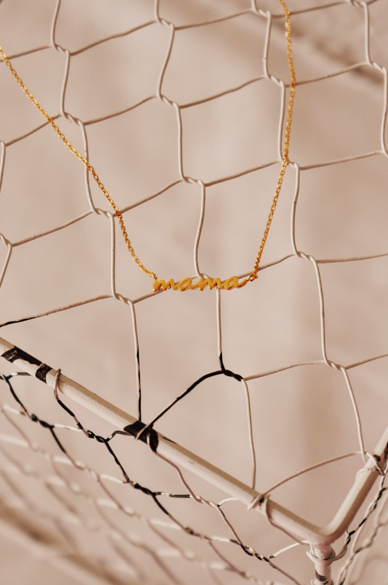 Gold Dipped Mama Necklace