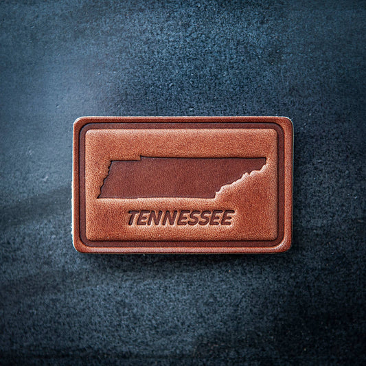 Tennessee State Leather Magnet