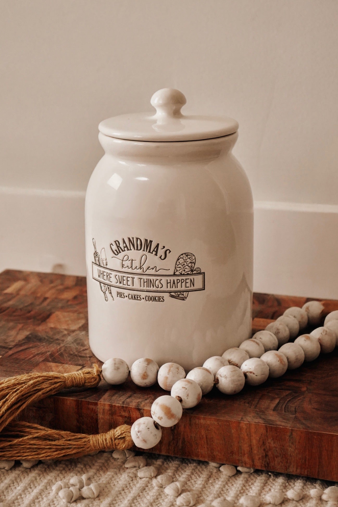 Grandma's Kitchen Nostalgic Cookie Jar