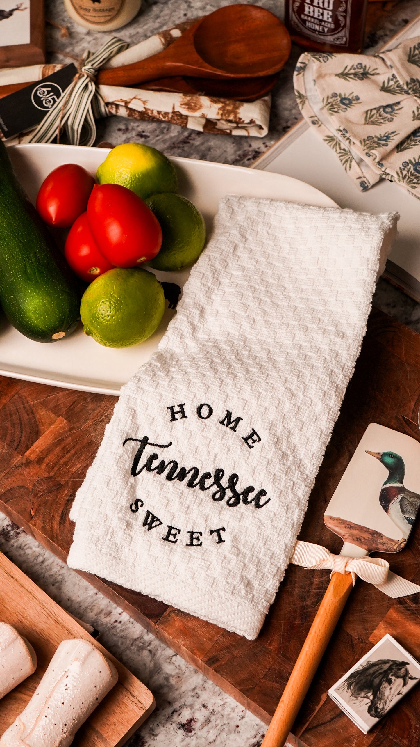 Home Sweet Tennessee Tea Towel | Waffle Kitchen Towel