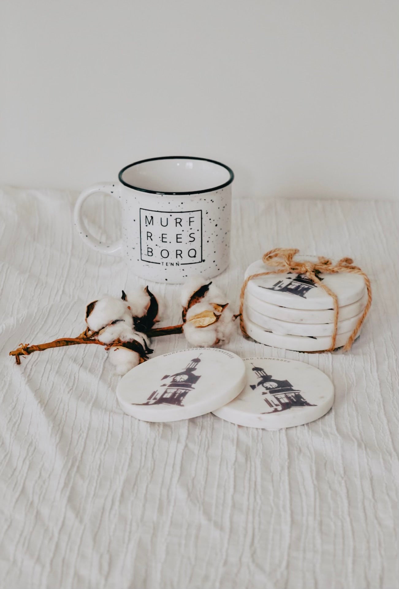 On Boro Time Marble Coaster