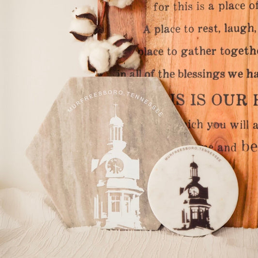 Murfreesboro Clock Tower Stone Trivet