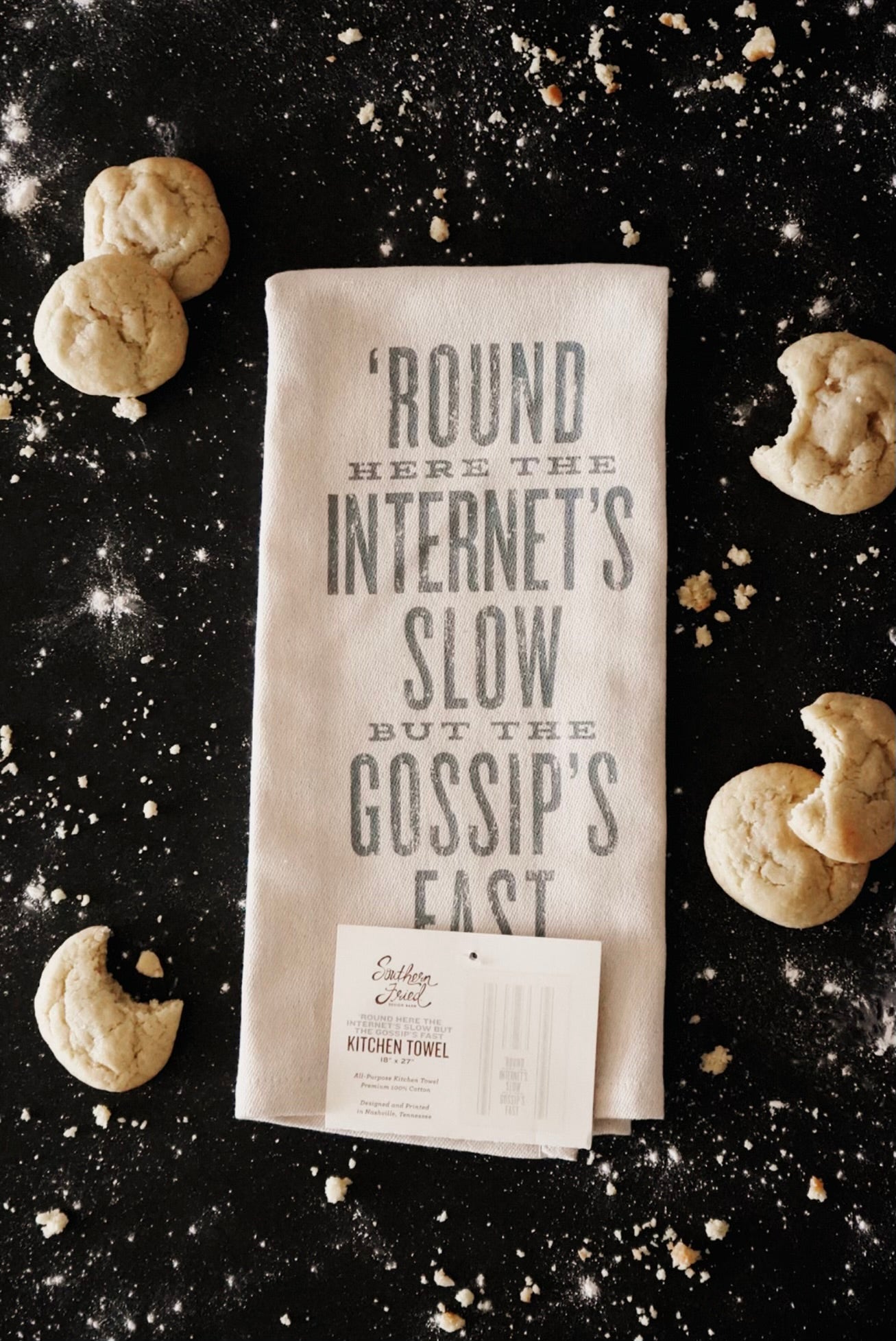 Round Here the Internet's Slow...Kitchen Towel