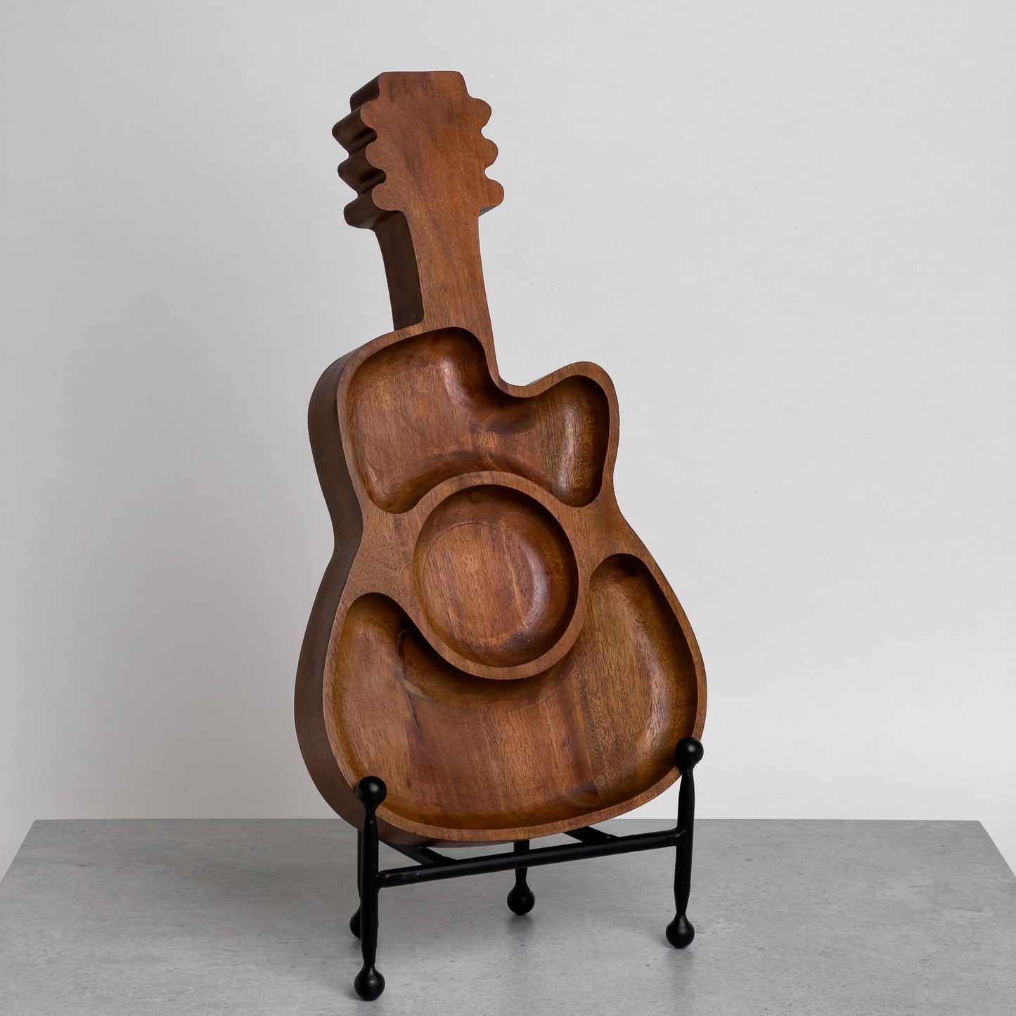Rustic Guitar Wood Charcuterie Serving Tray