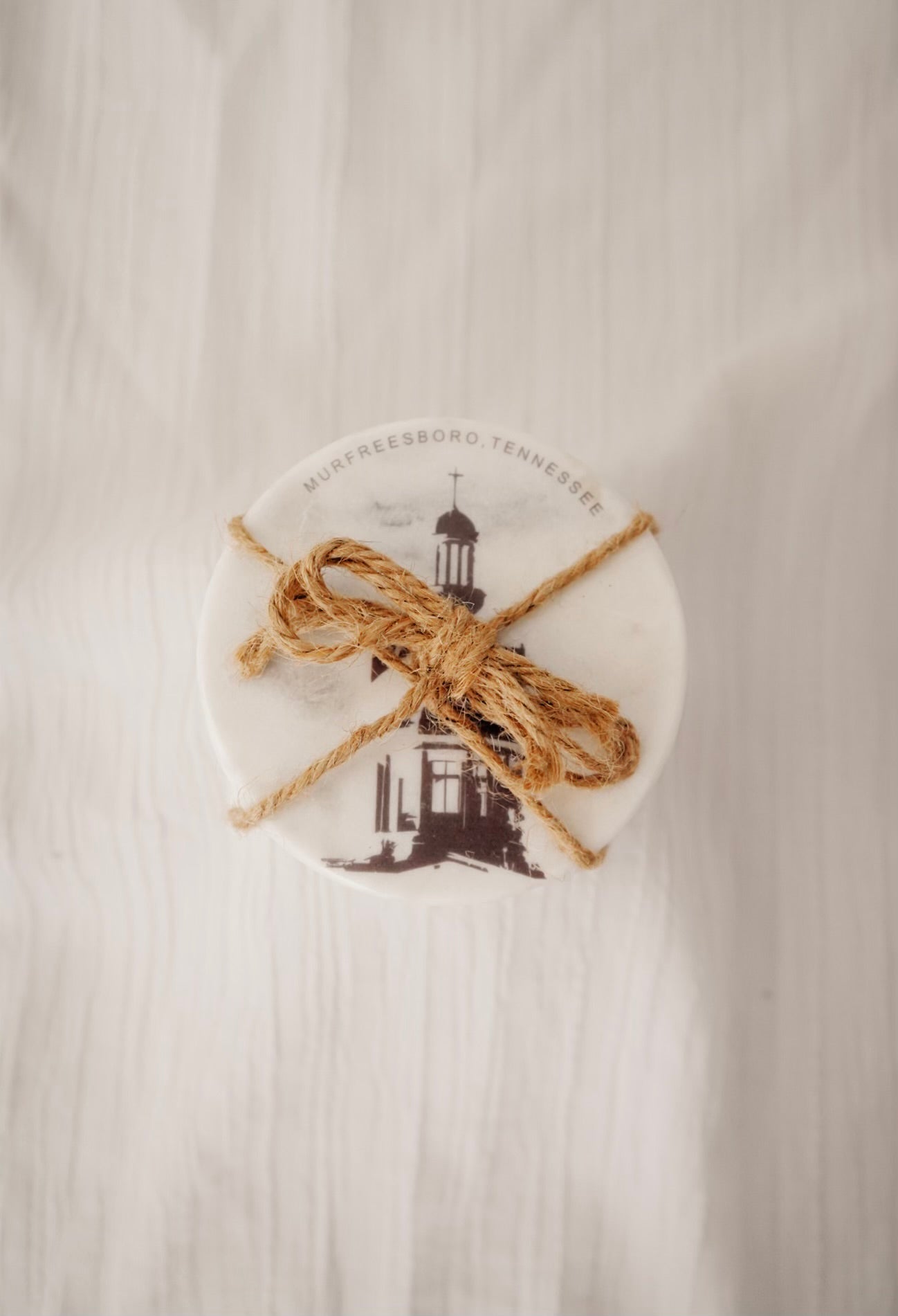 On Boro Time Marble Coaster