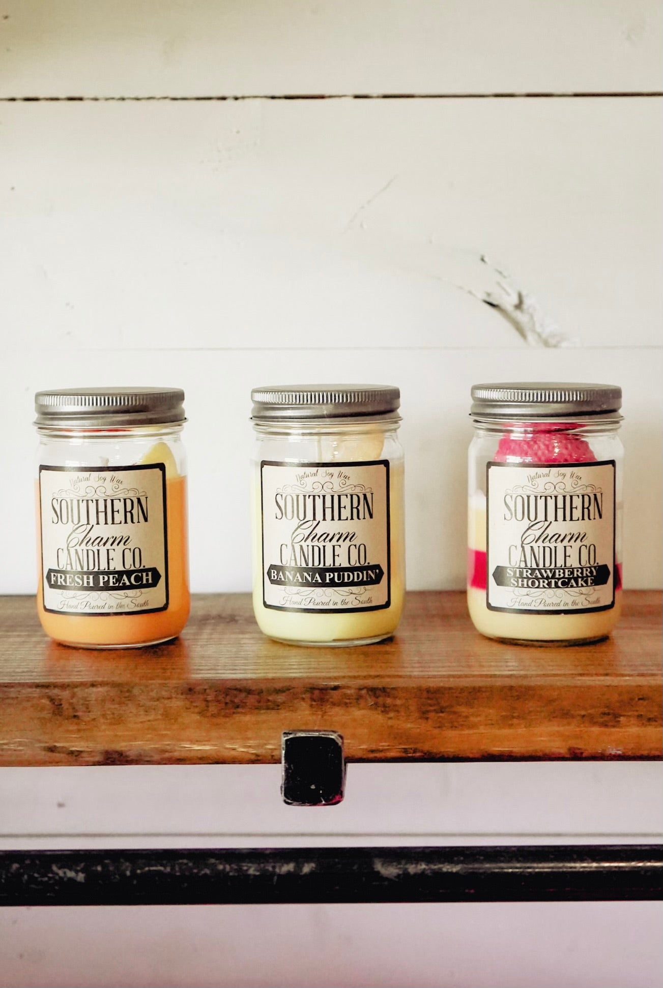 Fresh Peach Southern Charm Soy Candle