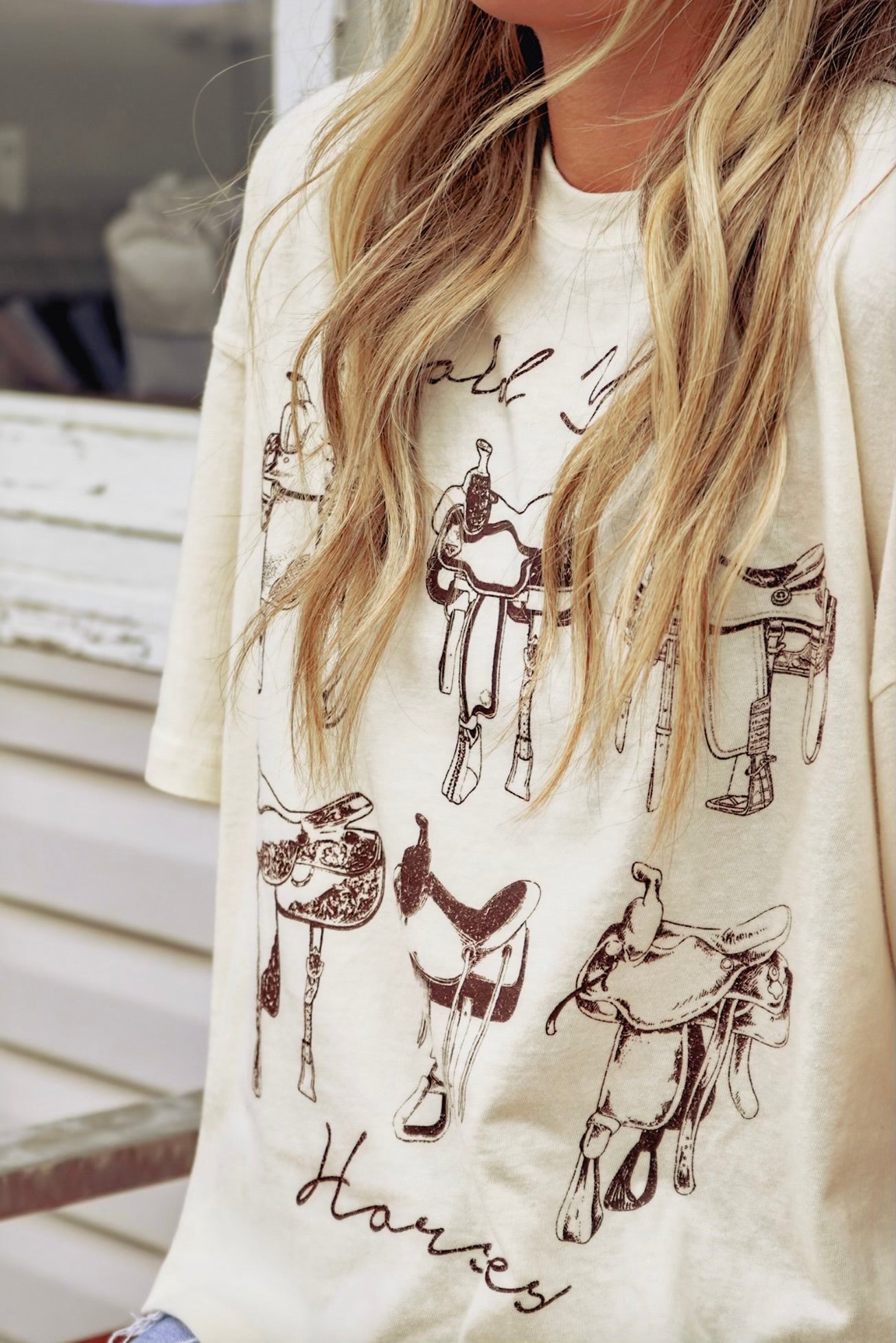 Hold Your Horses Boxy Crop Tee