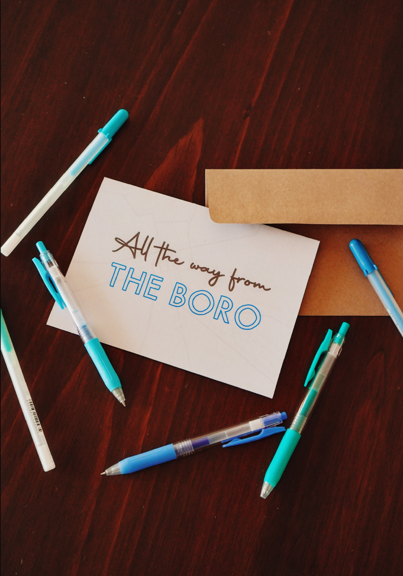 All the Way from the Boro Greeting Card