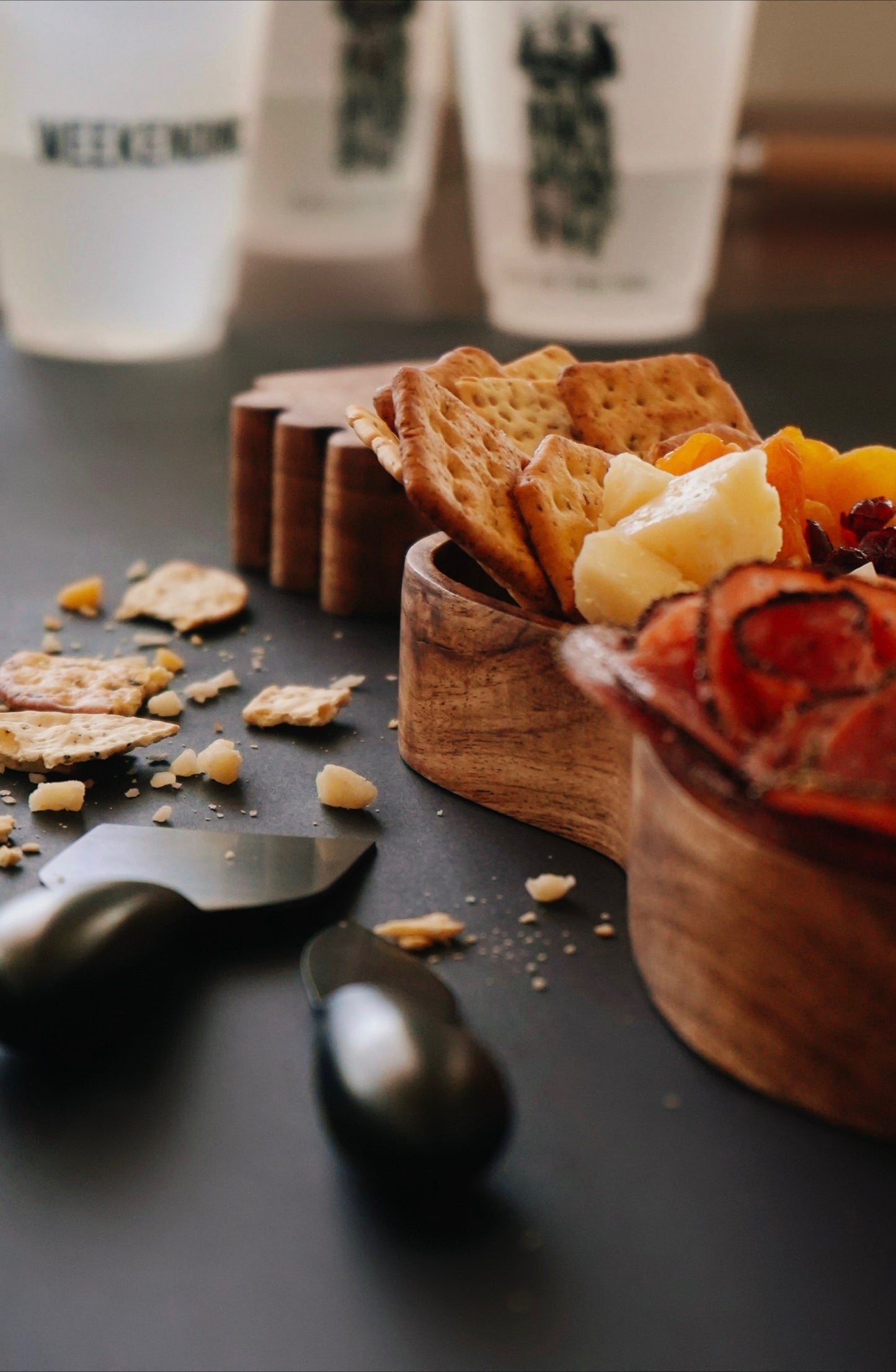 Rustic Guitar Wood Charcuterie Serving Tray
