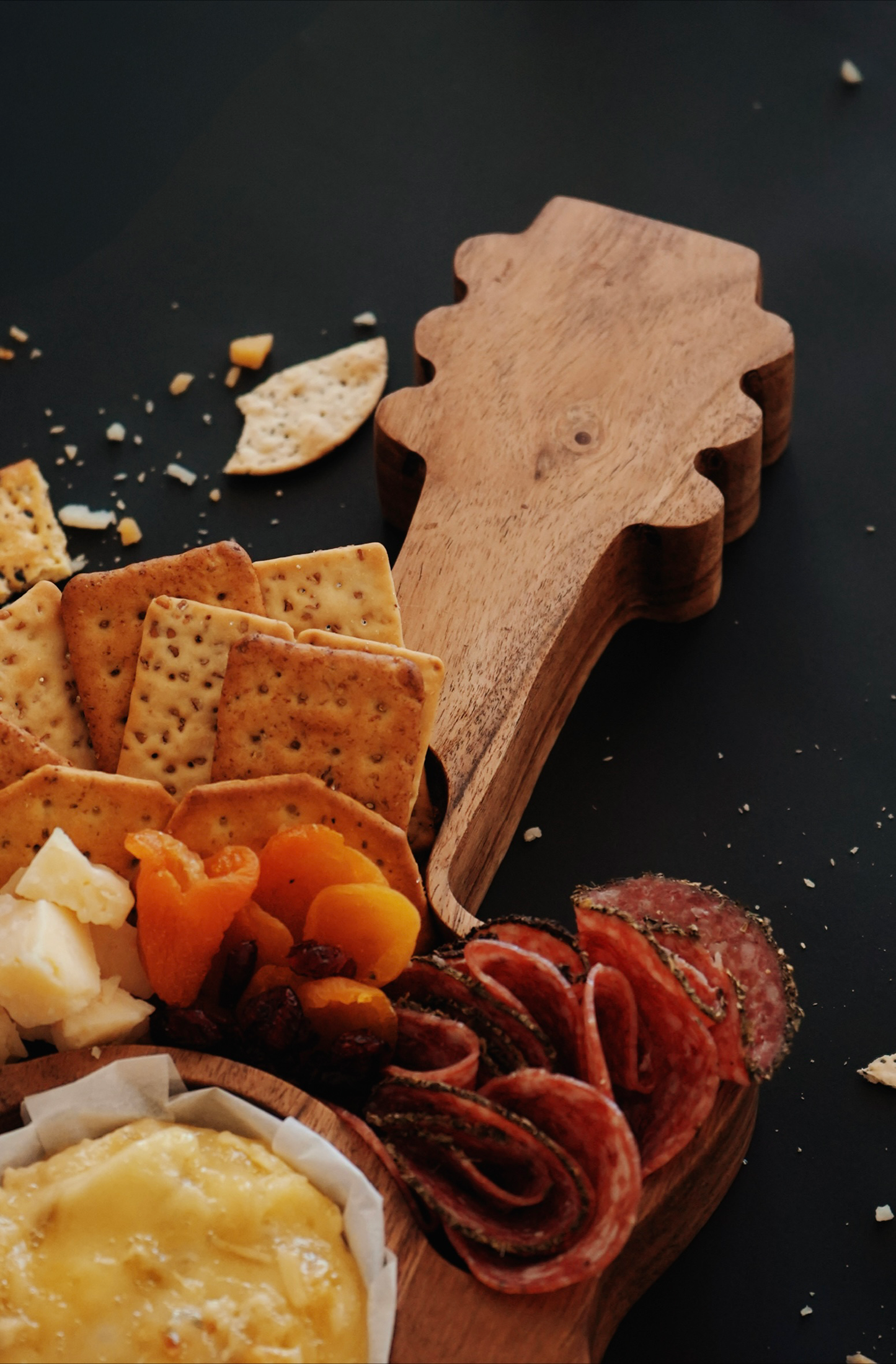 Rustic Guitar Wood Charcuterie Serving Tray