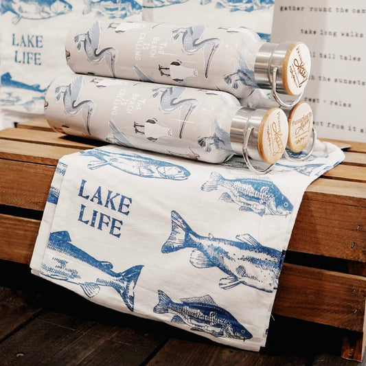 Lake Life Kitchen Towel