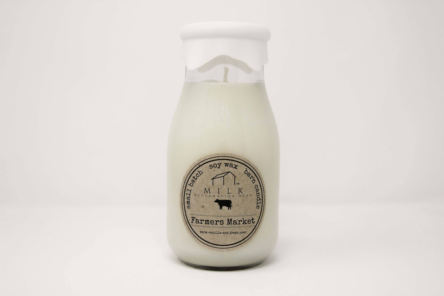 Farmers Market | Soy Milk Bottle Candle