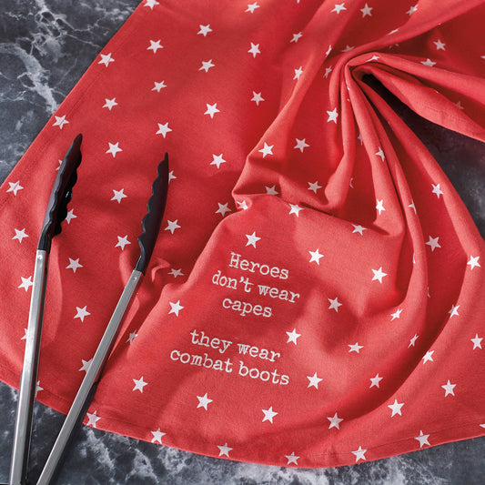 Heroes Don't Wear Capes Kitchen Towel
