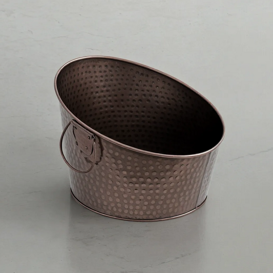 Hammered Aluminum Tapered Ice Tub