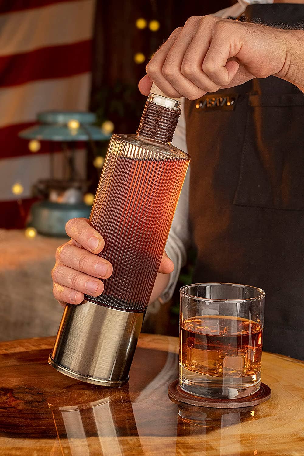 12 Gauge Whiskey Decanter for Liquor Scotch Bourbon