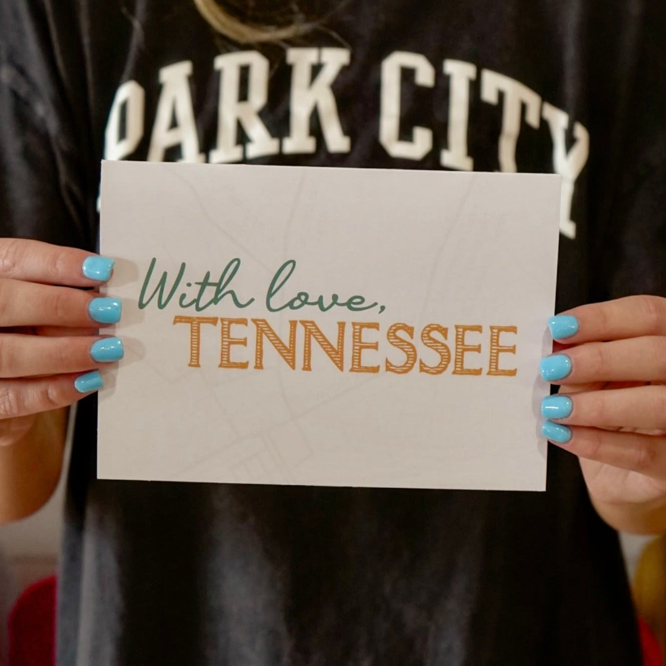 With Love, Tennessee Greeting Card