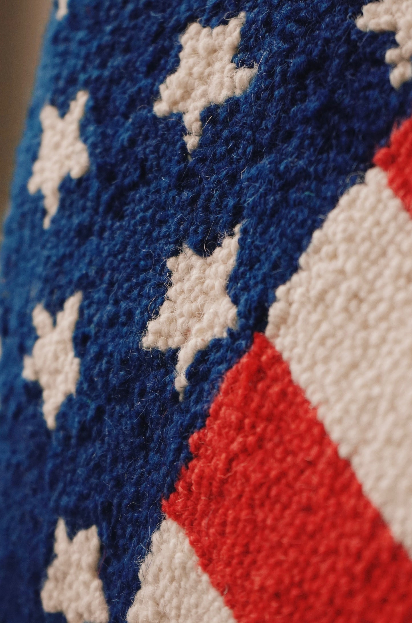 USA American Flag Hook Pillow