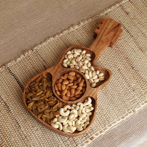 Rustic Guitar Wood Charcuterie Serving Tray