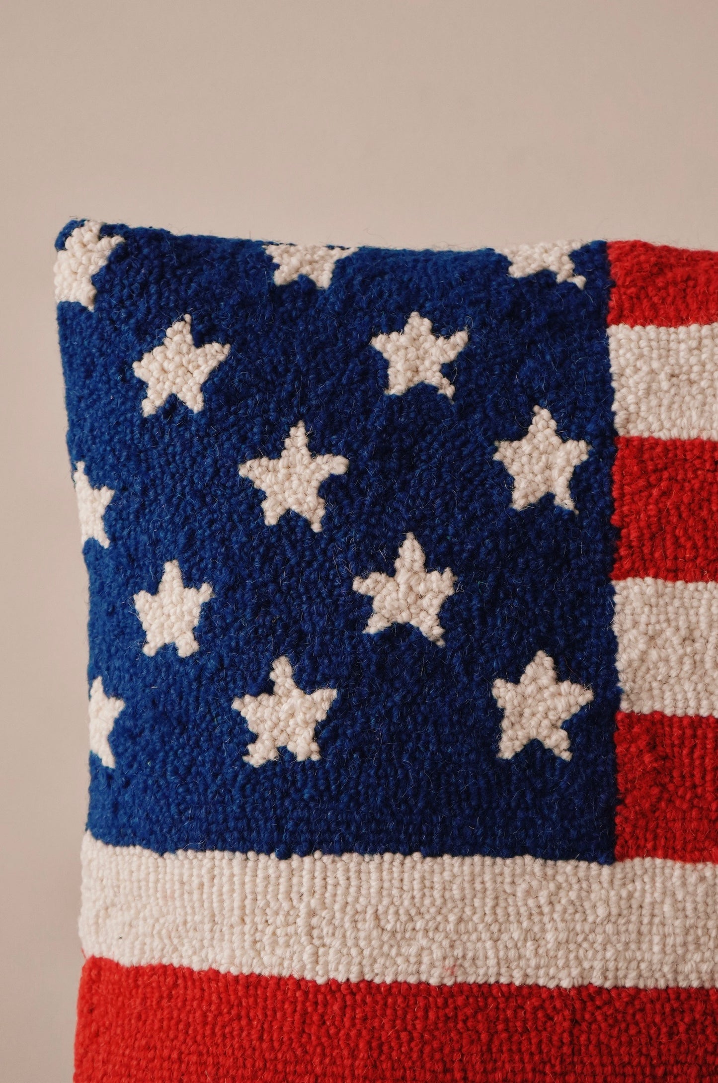 USA American Flag Hook Pillow