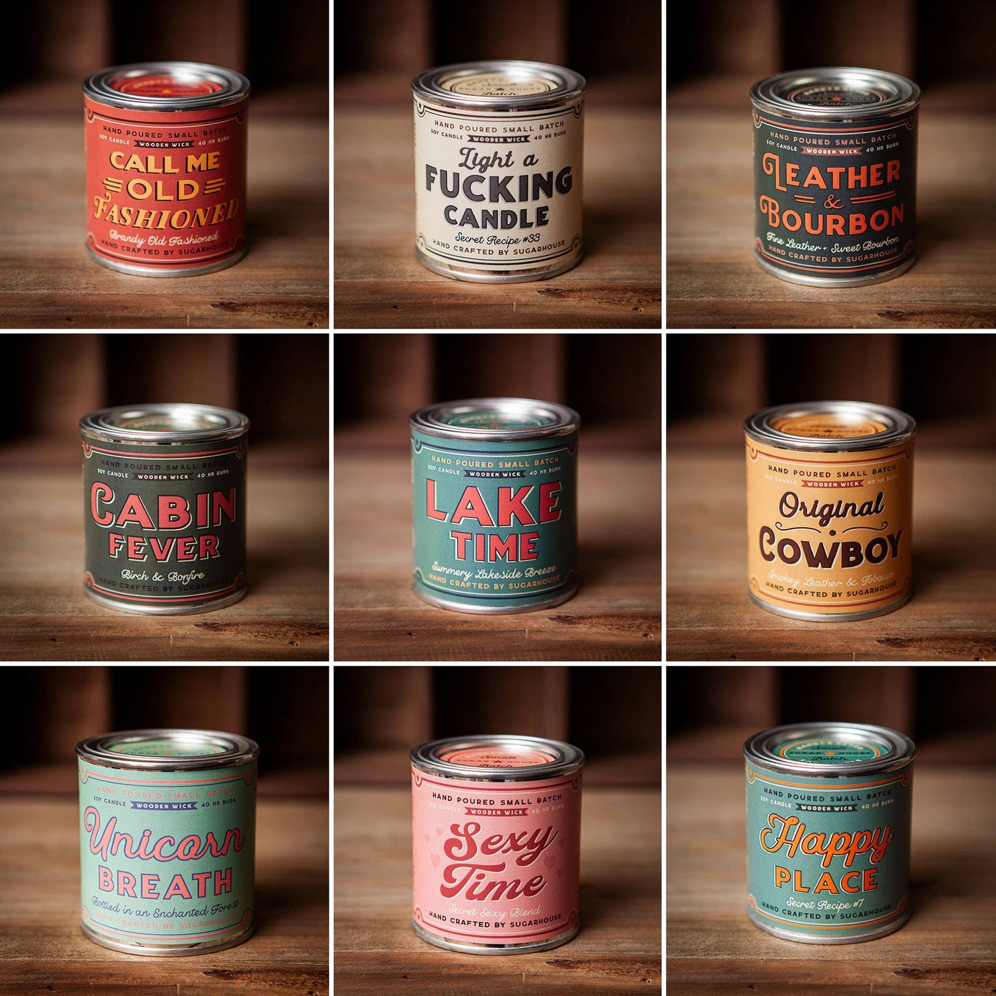 Lake Time Soy Paint Can Candle