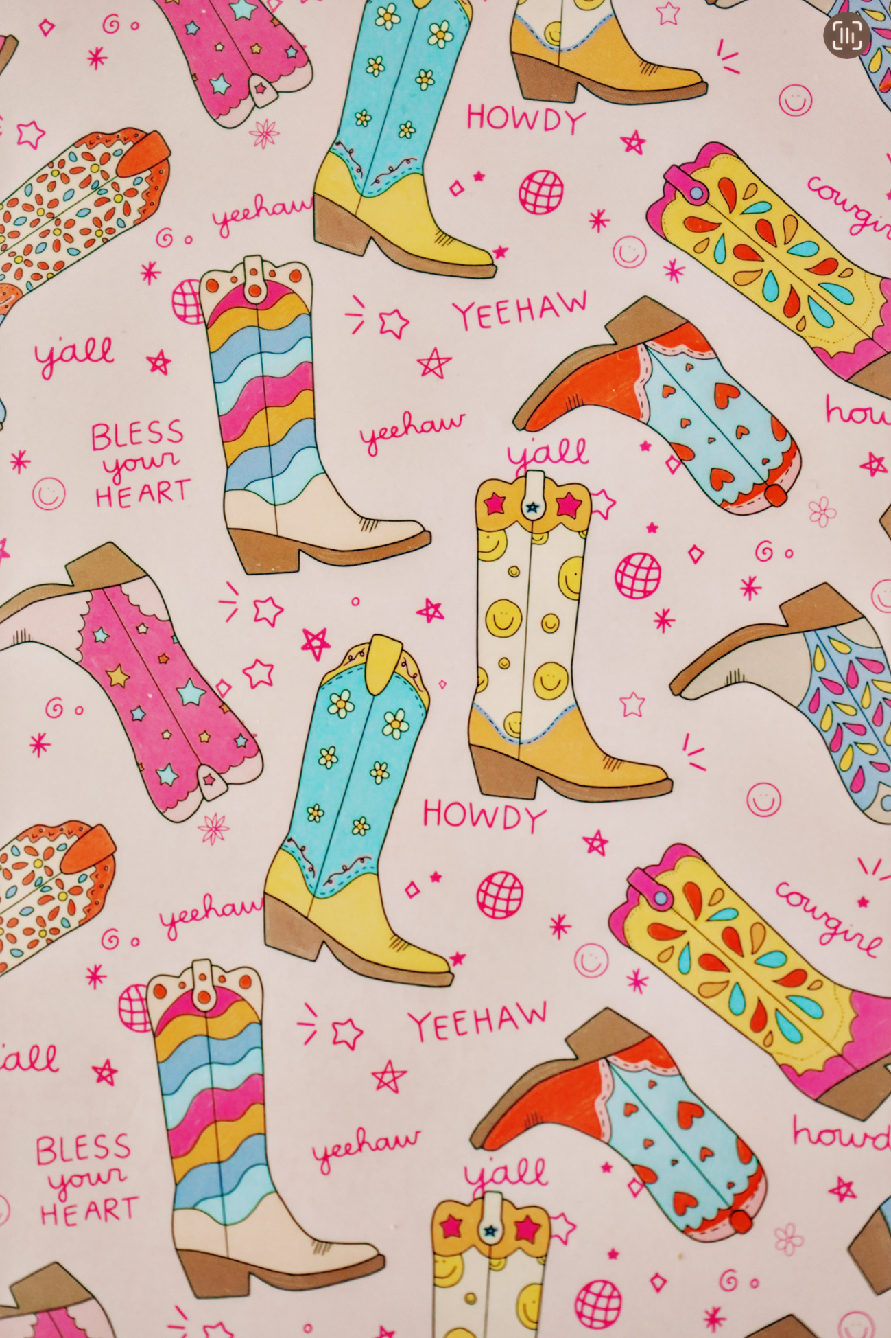 Cowgirl Boots Soft Bound Journal