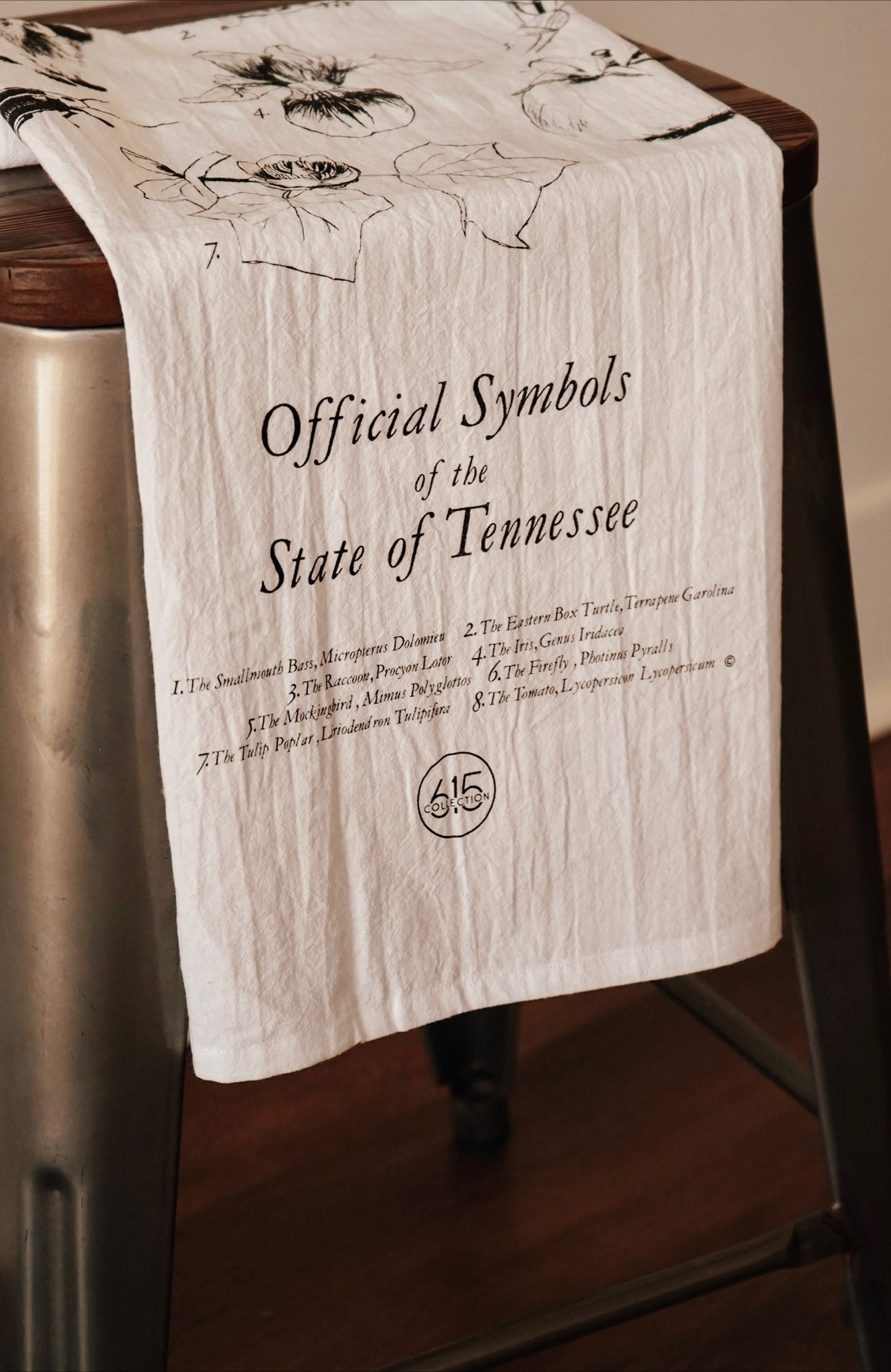 Official Tennessee Symbols Kitchen Towel