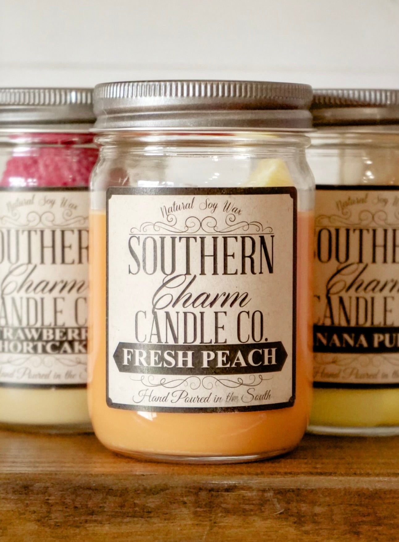 Fresh Peach Southern Charm Soy Candle