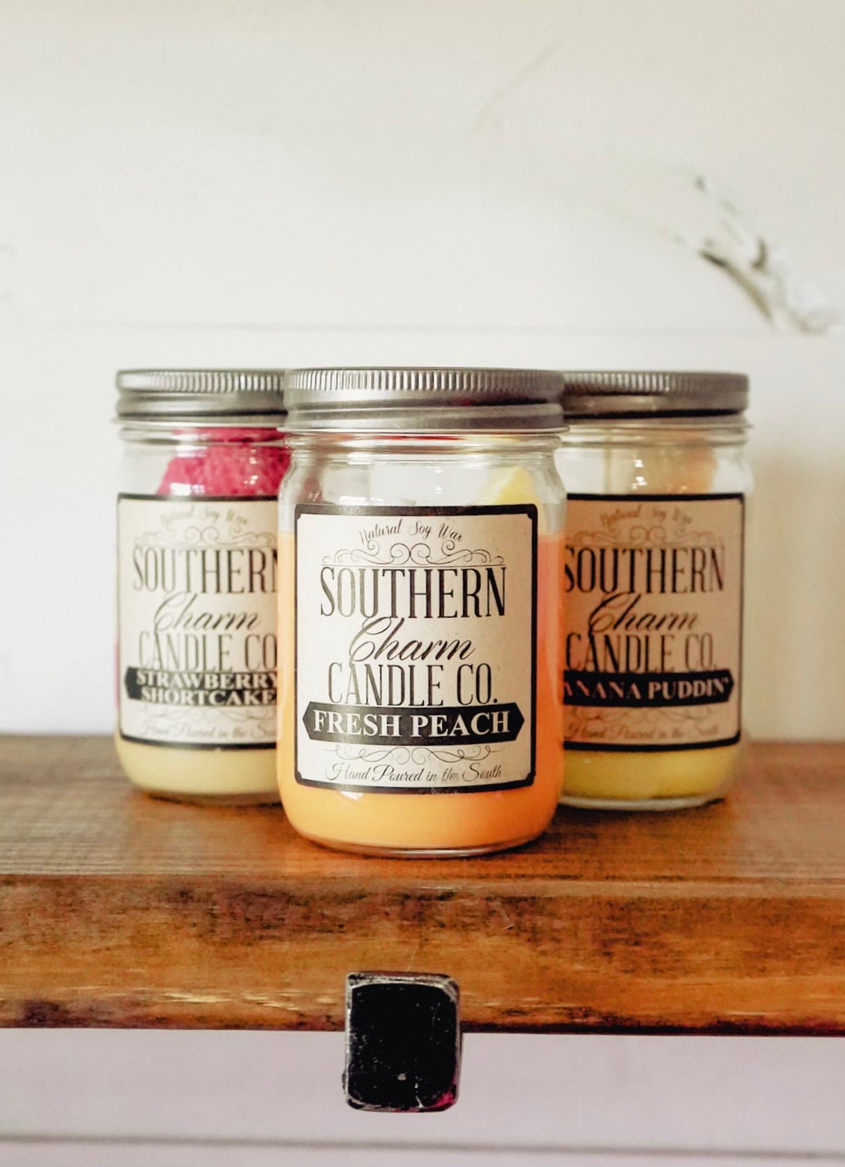Fresh Peach Southern Charm Soy Candle