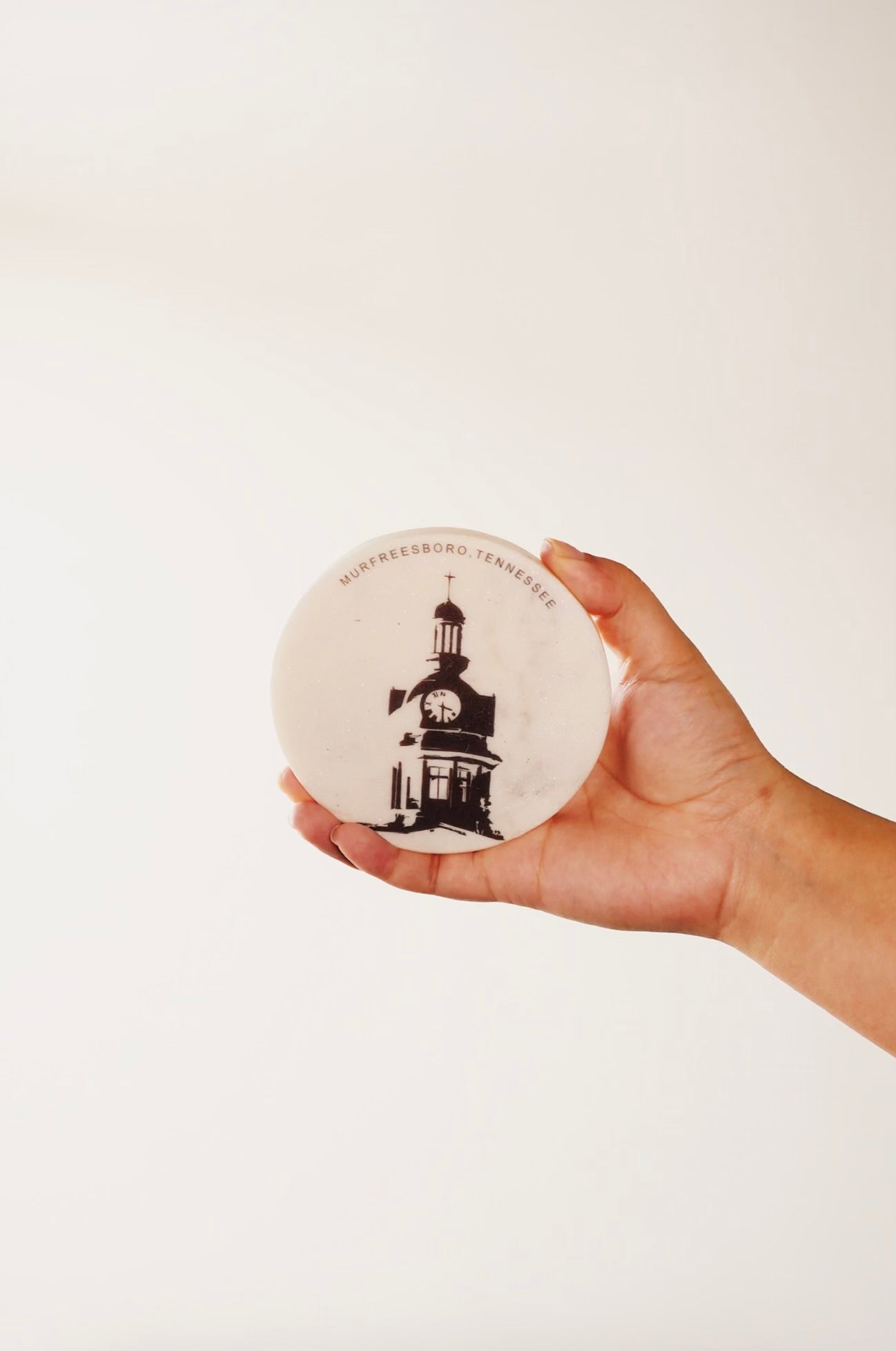 On Boro Time Marble Coaster