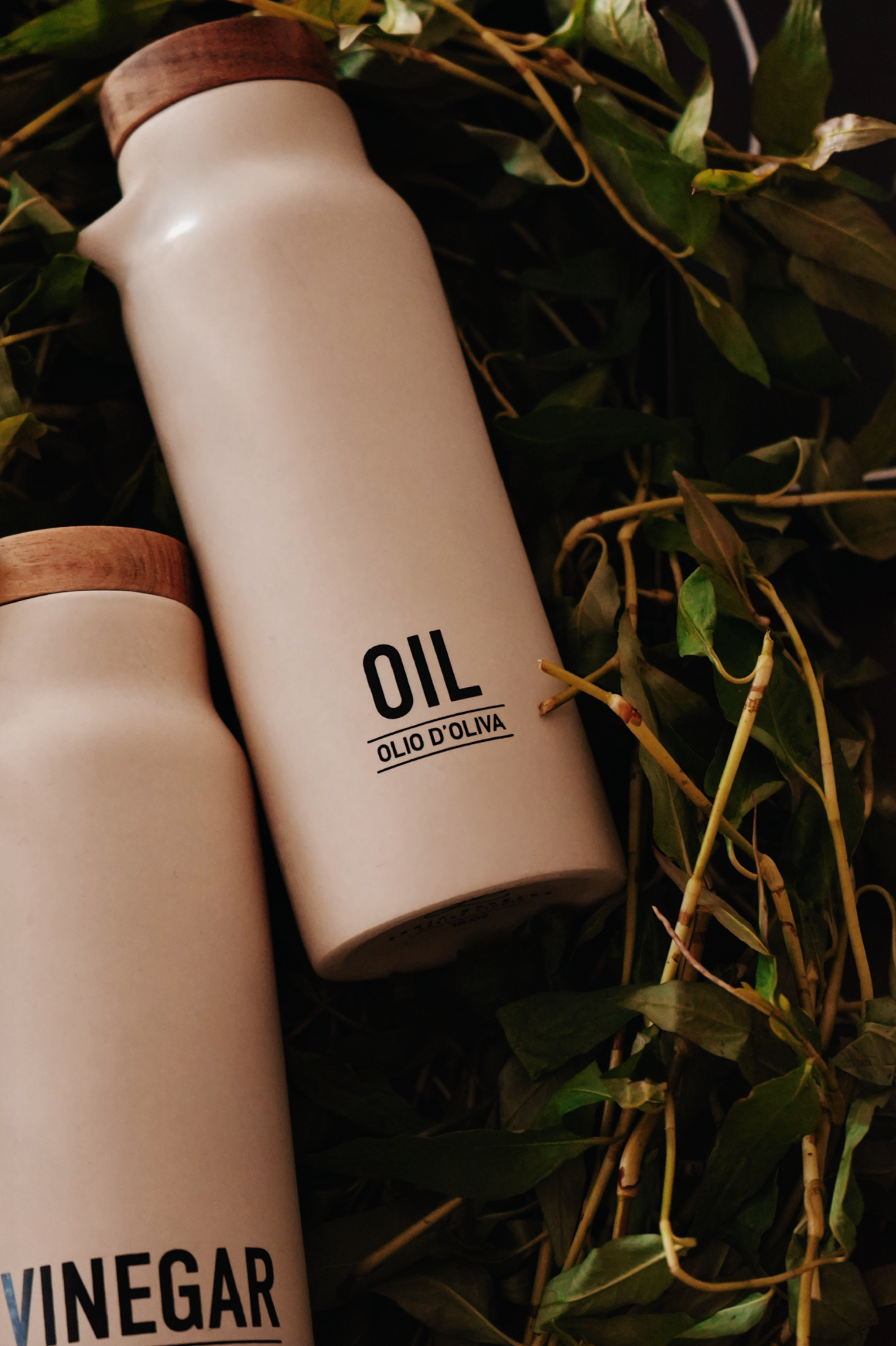 Matte Oil + Vinegar Bottles
