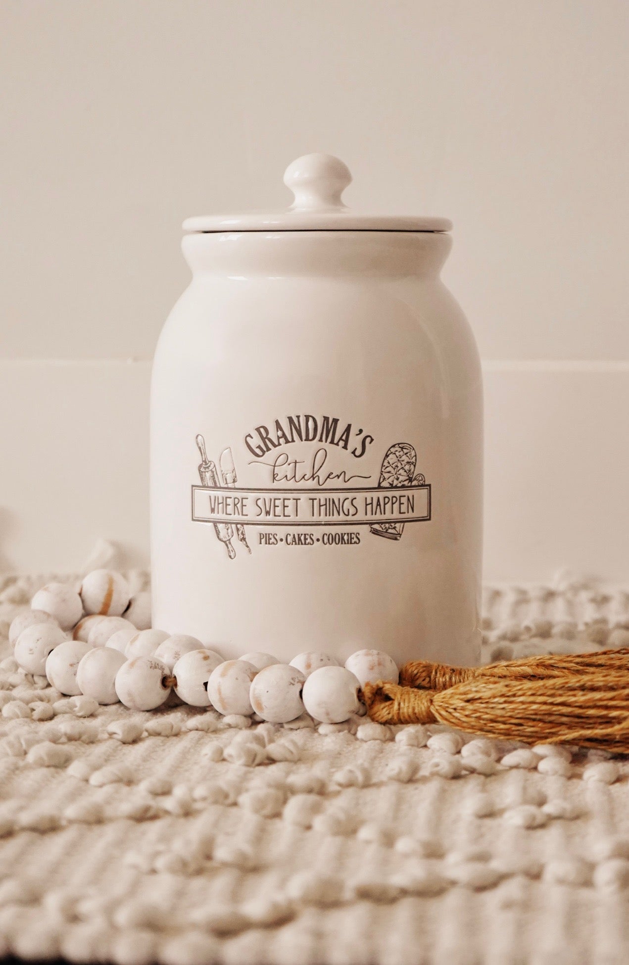 Grandma's Kitchen Nostalgic Cookie Jar