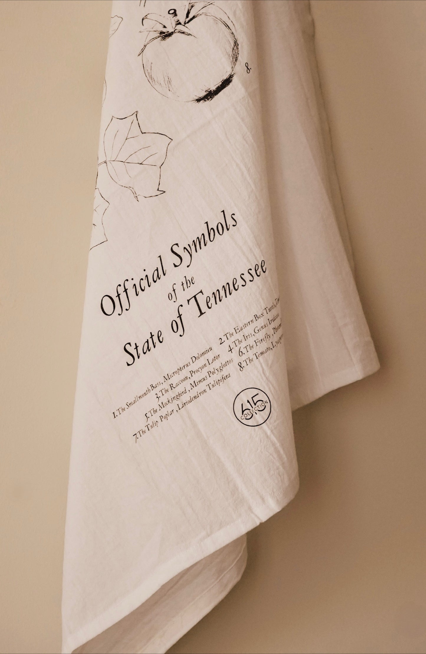 Official Tennessee Symbols Kitchen Towel