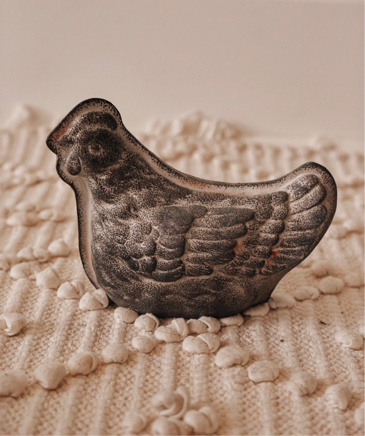 Chicken Hen Cast Resin Table Decor