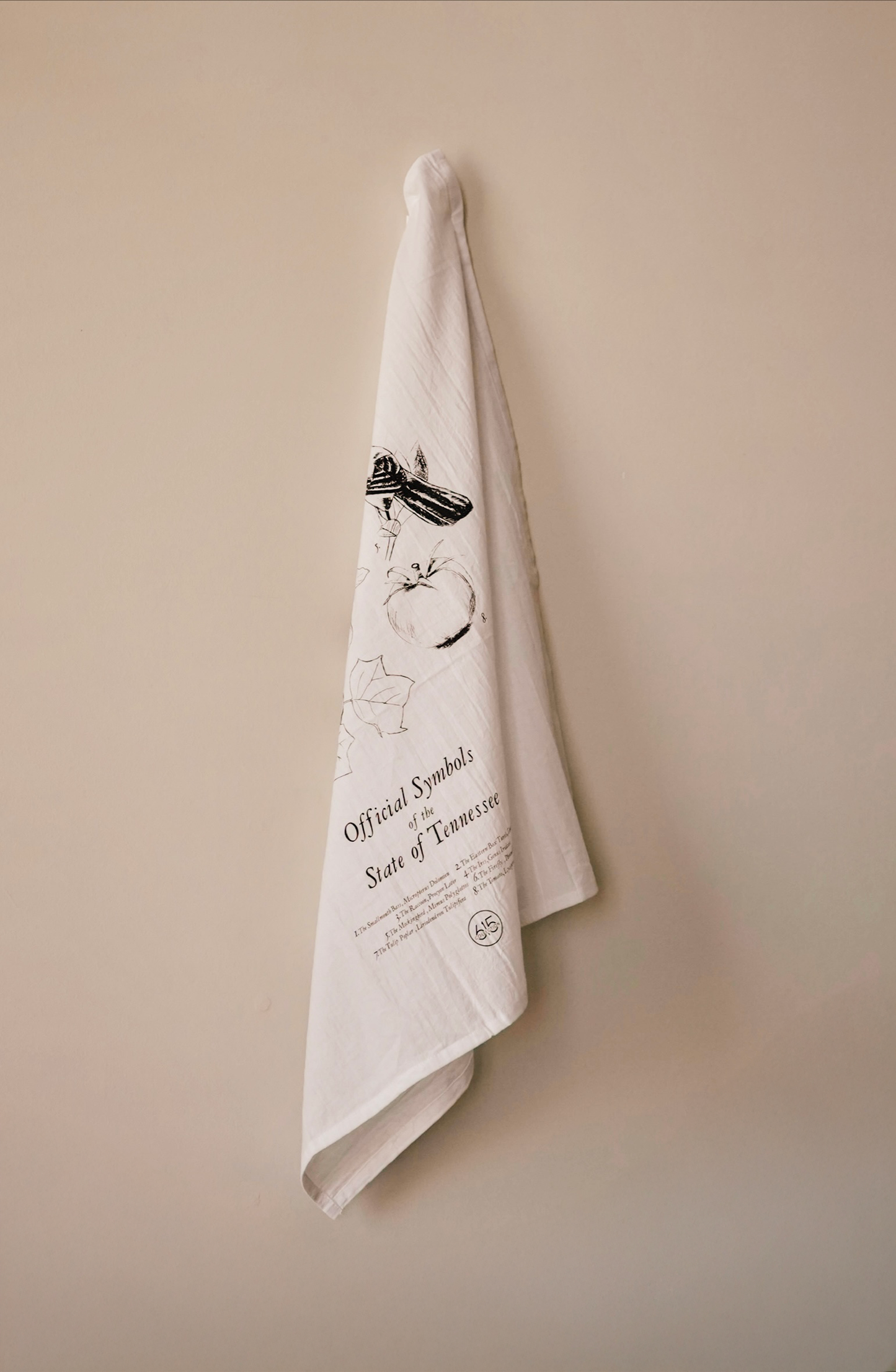 Official Tennessee Symbols Kitchen Towel