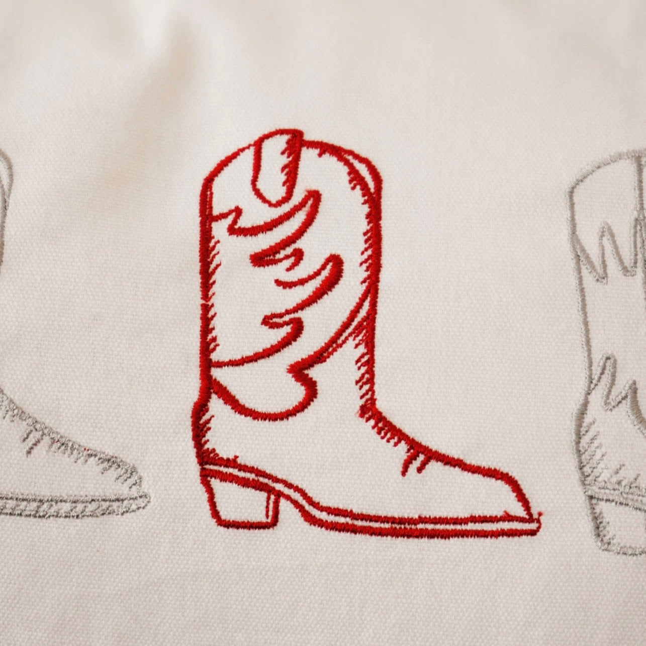 Howdy Girl Embroidered Pillow