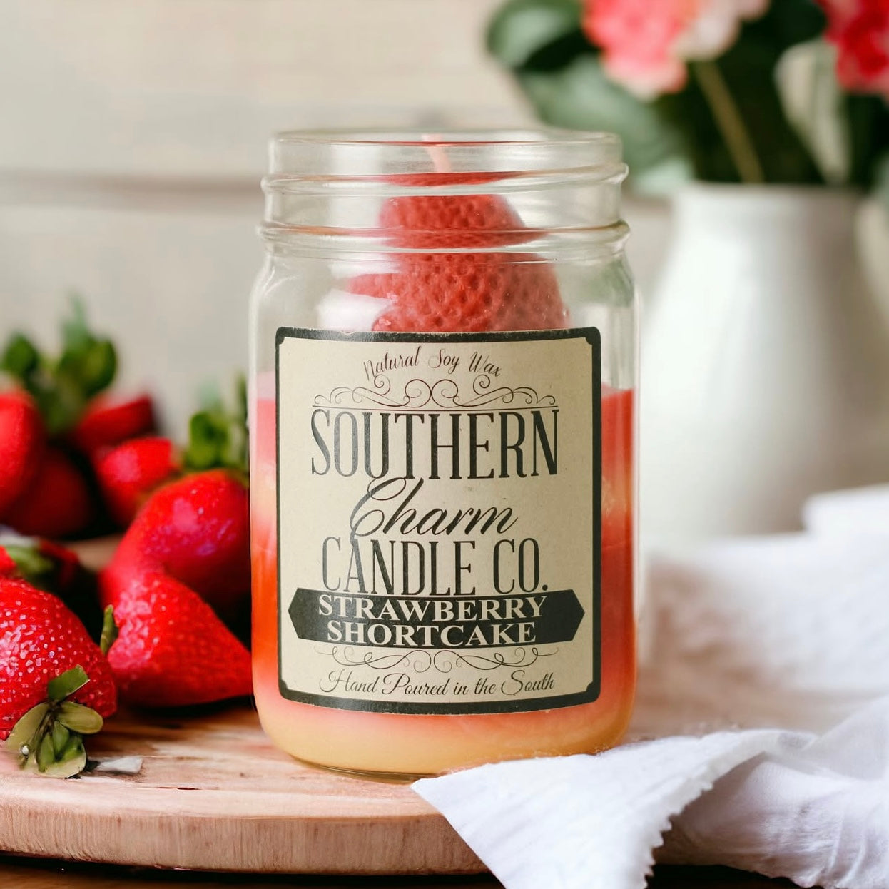 Strawberry Shortcake Southern Charm Soy Candle