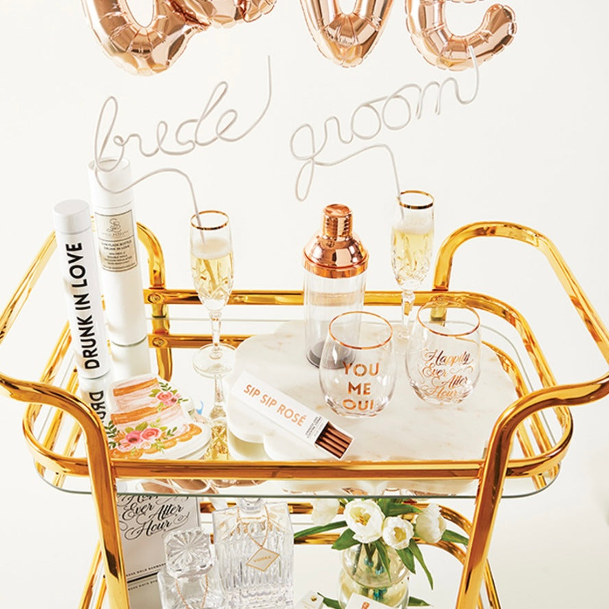 Rose Gold Cocktail Shaker