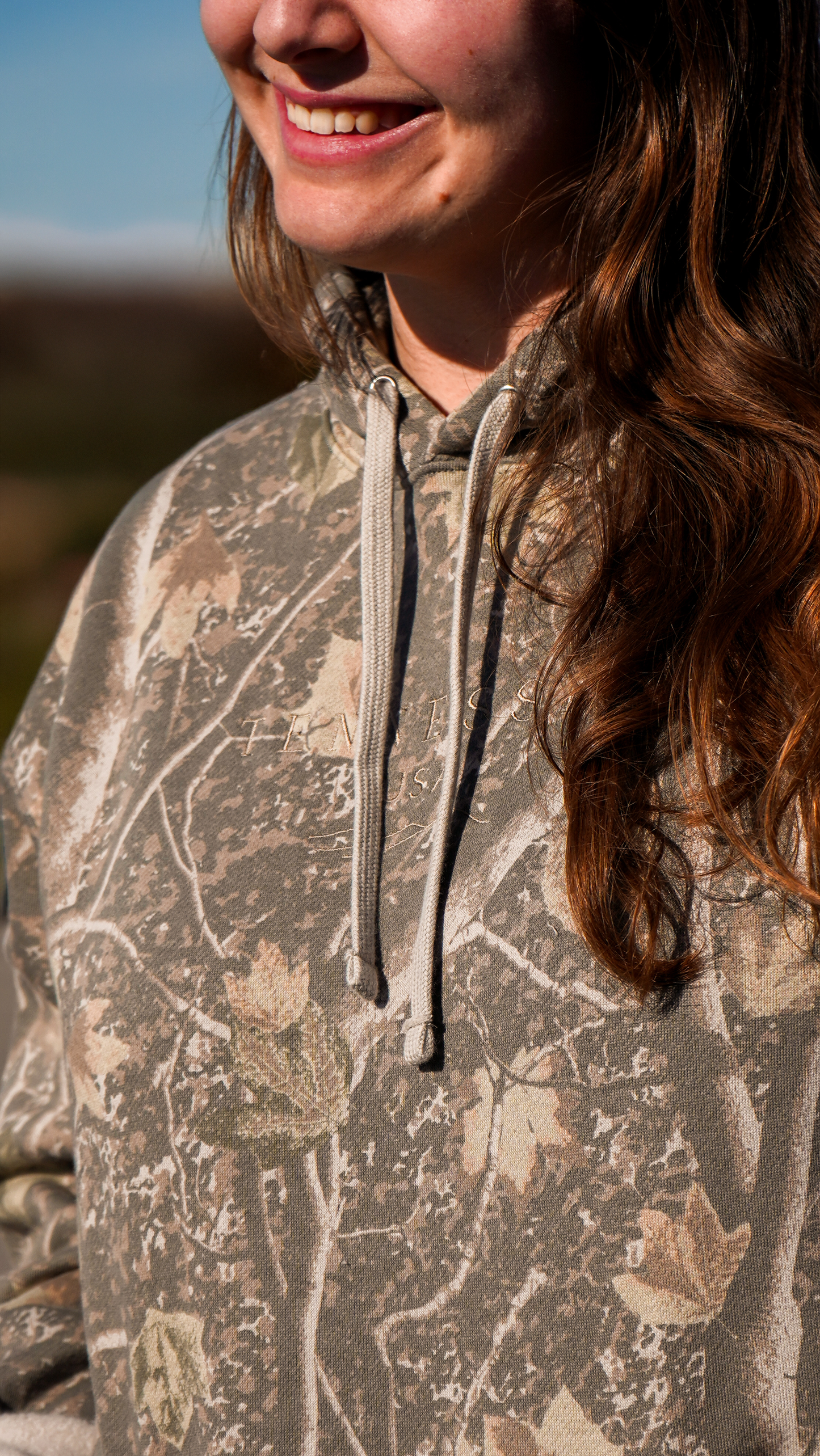 Driftwood Camo Tennessee USA Hoodie