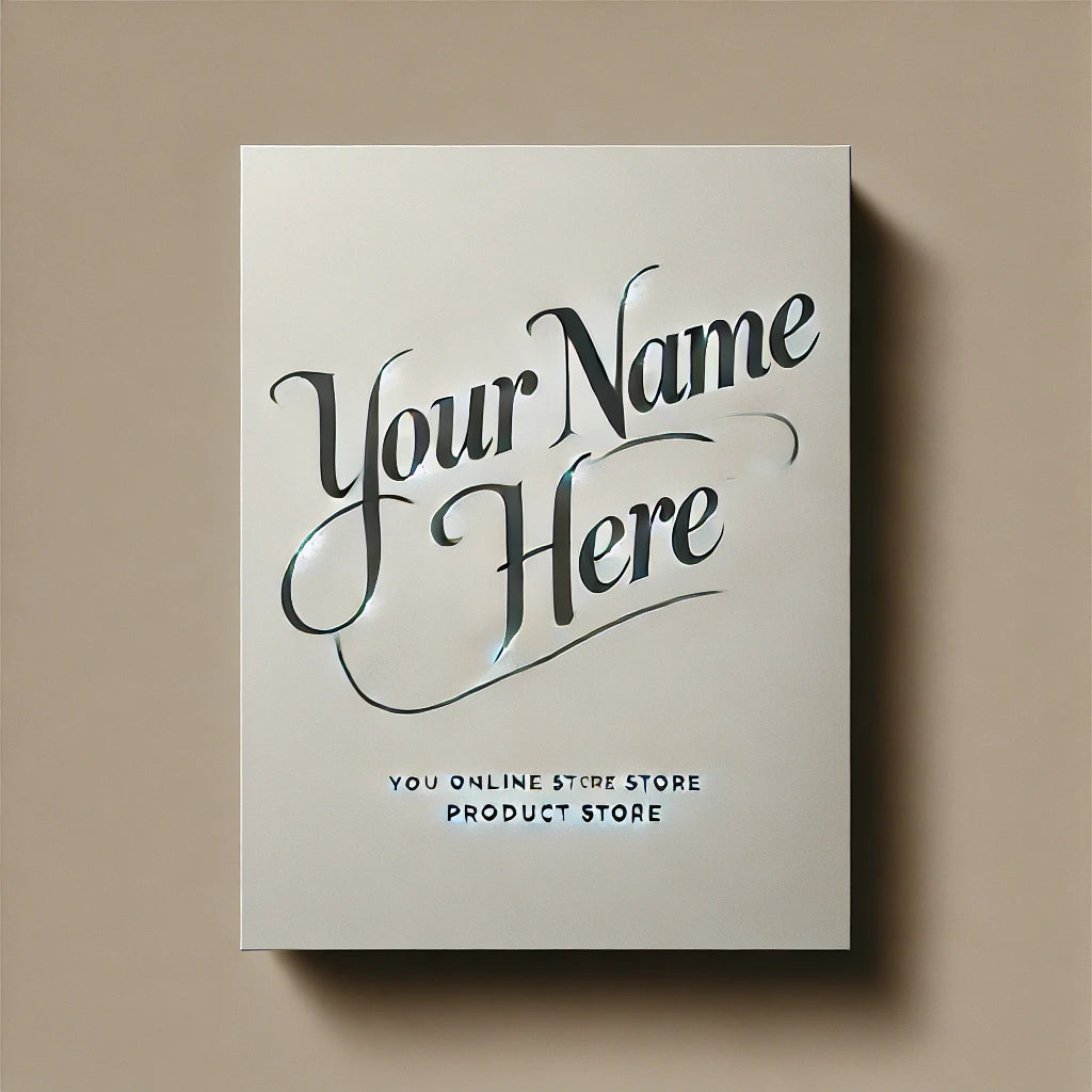 Personalize- Add Custom Name or Initials