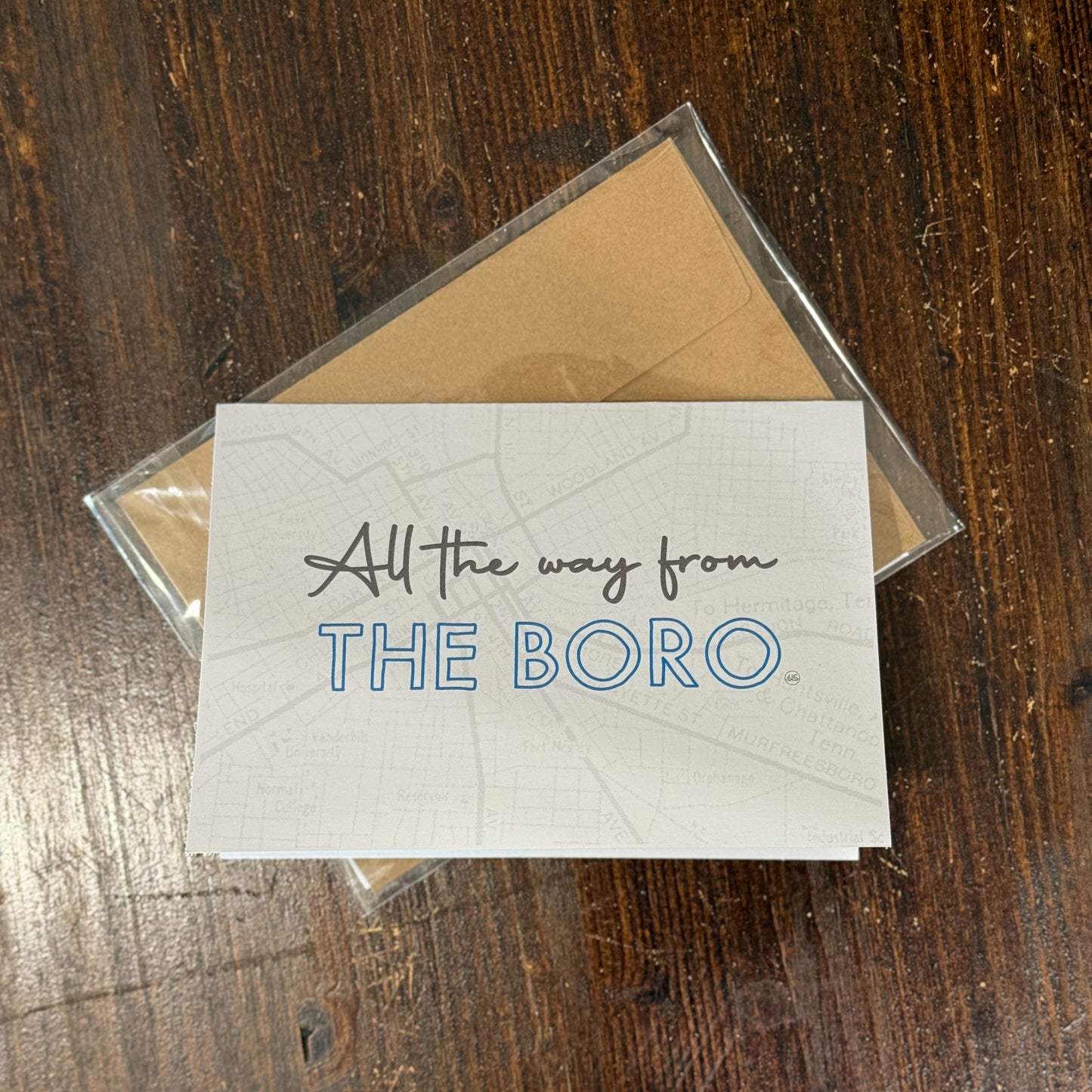 All the Way from the Boro Greeting Card